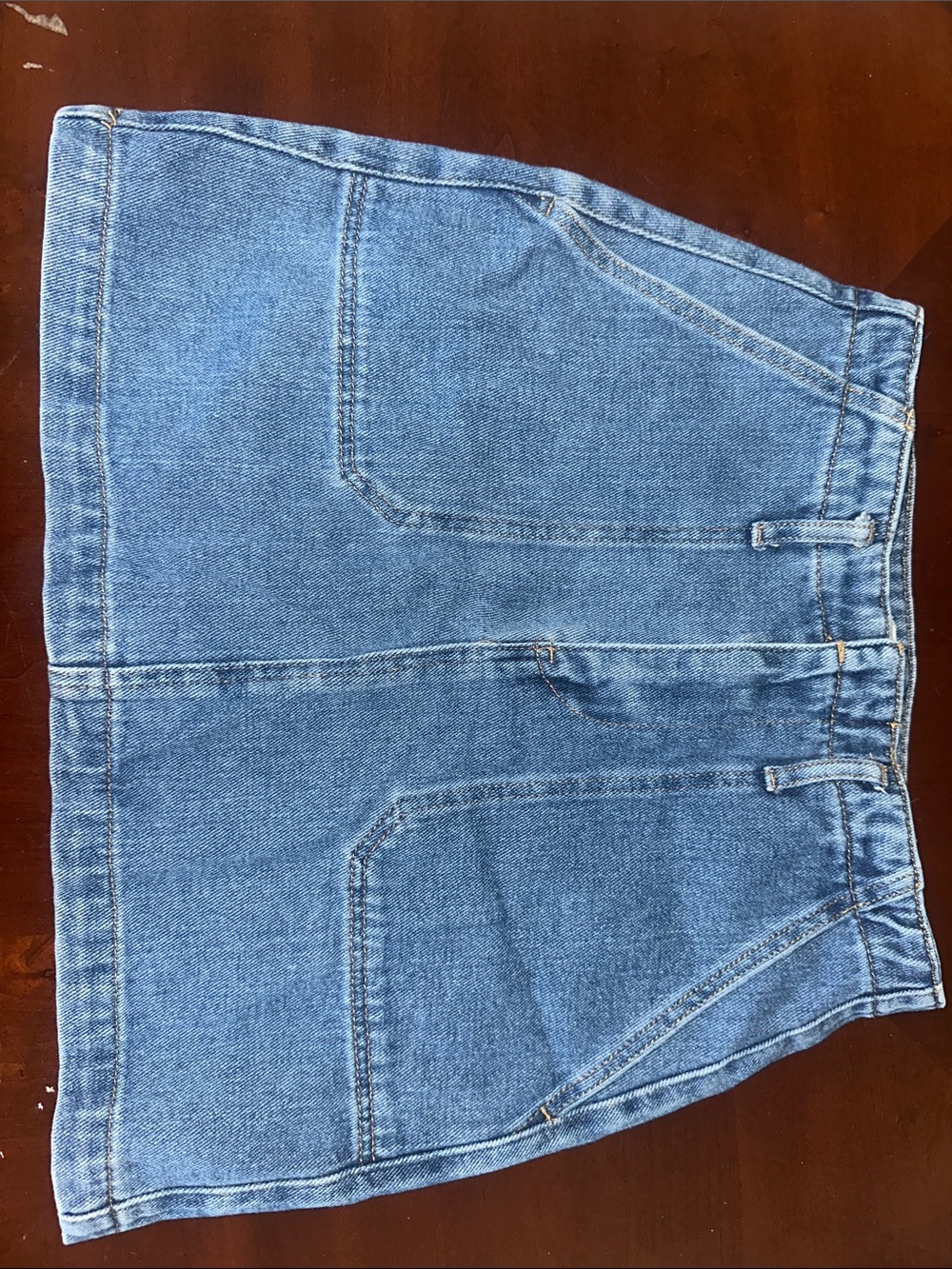 Forever 21 Light Blue Denim Mini Skirt